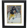 Image 1 : Terry Bradshaw Signed Pittsburgh Steelers 16X20 Photo Custom Framed In The Snow