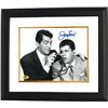 Image 1 : Jerry Lewis Signed B&W 8X10 Photo With Stethoscope W/ Dean Martin Custom Framed (Movie/Comedian/Ente