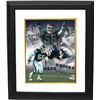 Image 1 : Lawrence Taylor Signed New York Giants 16X20 Photo HOF 99 Custom Framed (Hard Knocks Collage)- JSA H