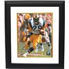 Image 1 : Eric Dickerson Signed Los Angeles Rams 8X10 Photo Custom Framed HOF 99 (White Jersey)