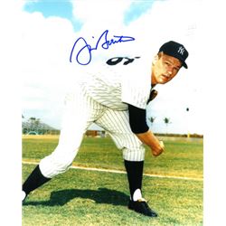 Jim Bouton Signed New York Yankees 8X10 Photo (Grass Background)