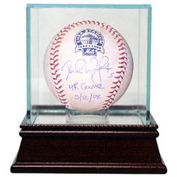 David Wright Signed Game Used Shea Stadium Logo Official Baseball W/ HR Game 5/12/08 W/ Glass Case- 