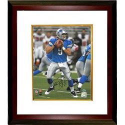 Matthew Stafford Signed Detroit Lions 11X14 Photo Custom Framed- Stafford Hologram