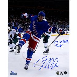 JT Miller Signed Goal Celebration 8X10 Photo W/ "Its Miller Time" Insc (L/E Of 10)