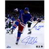 Image 1 : JT Miller Signed Goal Celebration 8X10 Photo W/ "Its Miller Time" Insc (L/E Of 10)
