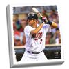 Image 1 : Joe Mauer Batting Signed 20X24 Vertical Canvas