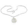 Image 1 : SS TWO TONE CUBIC ZIRCONIA PENDANT (#8000CZ-AAAA)