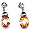 Image 1 : Sterling Silver-CZ Post Earring