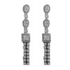 Image 1 : Sterling Silver-CZ Post Earring