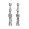 Image 2 : Sterling Silver-CZ Post Earring