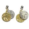 Image 1 : Sterling Silver-TT Post Earring