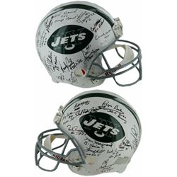 Don Maynard Signed New York Jets 1969 Team Full Size TB Proline Helmet With 25 Sigs SB III Champs LT