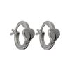 Image 1 : Sterling Silver Heart Earrings Hoop