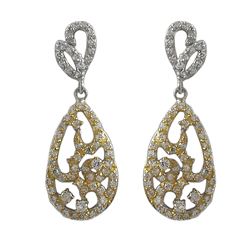 Sterling Silver-CZ Earrings