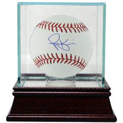 Scott Kazmir Signed Rawlings Official Major League Baseball W/ Glass Case (Oakland Athletics)