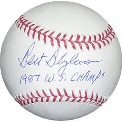 Bert Blyleven Signed Official Major League Baseball 1987 WS Champs (Minnesota Twins)