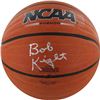 Image 1 : Bob Knight Signed NCAA Wave Basketball (Silver)