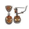 Image 1 : Sterling Silver-CZ Earrings