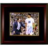 Image 1 : Jahlil Okafor Signed Duke Blue Devils 16X20 Photo #15 Custom Framed (With Mike Krzyzewski)