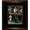Image 1 : Vince Young Signed Texas Longhorns 8X10 Photo Custom Framed (Rose Bowl Collage)