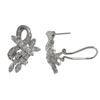 Image 1 : Sterling Silver-CZ Post/Clip