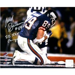 Mark Bavaro Signed Kneeling Horizontal 8X10 Photo W/ "SB XXV Champs" Insc