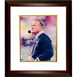 Barry Switzer Signed Dallas Cowboys 8X10 Photo Custom Framed- PSA Hologram