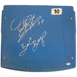 Dennis Rodman Signed Detroit Pistons Silverdome Stadium #10 Game Used Seat Back Bad Boys- PSA Hologr