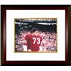 Image 1 : John Hannah Signed Alabama Crimson Tide 8X10 Photo Roll Tide Custom Framed