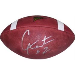 Cam Newton Signed Official NCAA Wilson Game Football- Newton Hologram