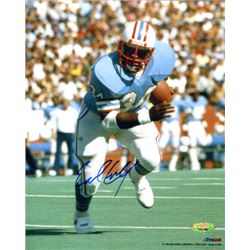 Earl Campbell Signed Houston Oilers 8X10 Photo (Blue Jersey)- Tri-Star Hologram