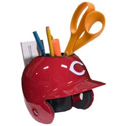 Cincinnati Reds MLB Baseball Schutt Mini Batting Helmet Desk Caddy