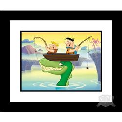 Fred And Barney Fishing 16 X20 Giclee