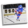 Image 1 : J.T. Miller Signed Slapshot Against The Penguins 22X26 Canvas