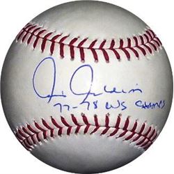 Chris Chambliss Signed Official Major League Baseball 77-78 WS Champs (Indians/Yankees/Braves)