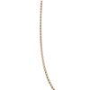 Image 2 : Rose Over Sterling Silver Diamond Cut Chain 18