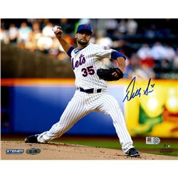 Dillon Gee New York Mets Signed Pitching  8X10 Photo ( MLB Auth)