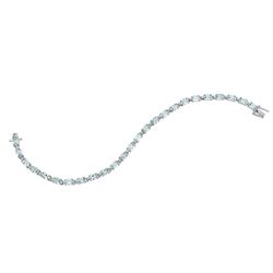 SS SKY BLUE TOPAZ BRACELET (#4221SK)