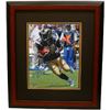 Image 1 : Marshall Faulk Signed St. Louis Rams 8X10 Photo Custom Framed