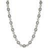 Image 1 : Sterling Silver Oval Link Necklace