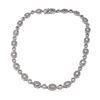 Image 2 : Sterling Silver Oval Link Necklace