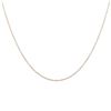 Image 1 : Rose Tone Sterling Silver Chain 16
