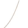 Image 2 : Rose Tone Sterling Silver Chain 16