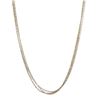 Image 2 : Tri Color Sterling Silver Chain 16&Quot; 2&Quot;