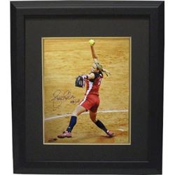 Jennie Finch Signed Olympic Team USA 16X20 Photo USA GOLD Custom Framed