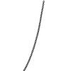 Image 2 : Black Plated Sterling Silver Link Chain 16" 2"