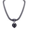 Image 1 : Ant Silver Heart Snap&Mesh