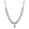 Image 1 : Sterling Silver-Wht CZ Necklace