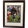 Image 1 : Dont'a Hightower Signed New England Patriots 8X10 Photo Custom Framed (Mahogany)