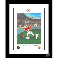 Bugs Bunny As Kansas City Chief Signed Montana